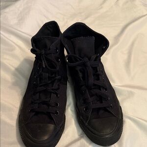 Classic Black High-Top Men's Sneakers